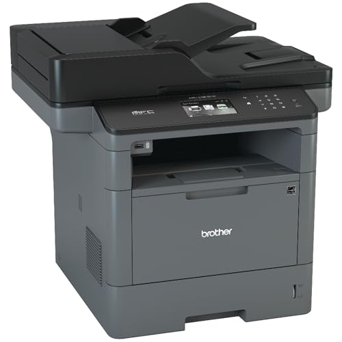 Brother Monochrome Laser Printer, Multifunction Printer, All-in-One Printer, MFC-L5900DW, Wireless Networking, Mobile Printing&Scanning, Duplex Print, Copy&Scan, Amazon Dash Replenishment Ready, Black