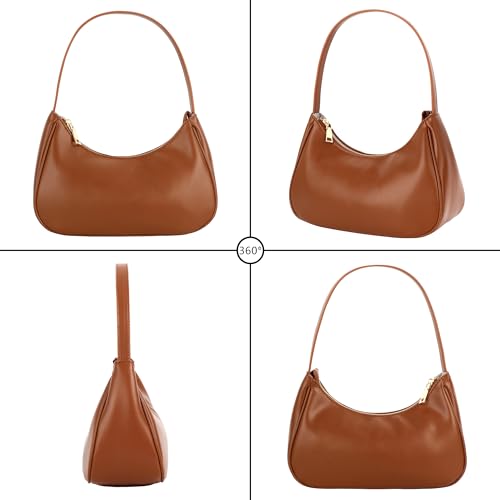 Image of Shoulder Bags for Women,Mini Clutch Purse Cute Hobo Tote Handbag with Zipper Closure
