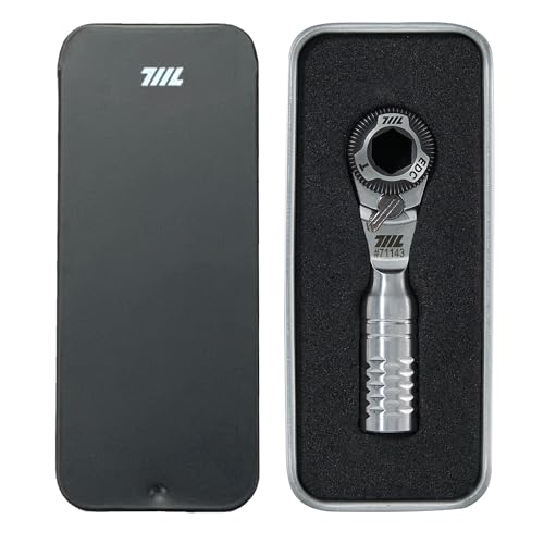 711L ミニラチェットレンチ TG – 世界最小クラスの1/4インチ EDCラチェットレンチ – ステンレス製 – 両頭ビット対応 – 狭所作業に最適