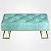 Feixunfan Ławka do butów stołek do przewijania butów domowy stołek do butów narzuta sofa długi stołek sklep odzieżowy sofa szatnia stołek do przedpokoju salonu (kolor: zielony, rozmiar: 80 x 43 x 40 cm)