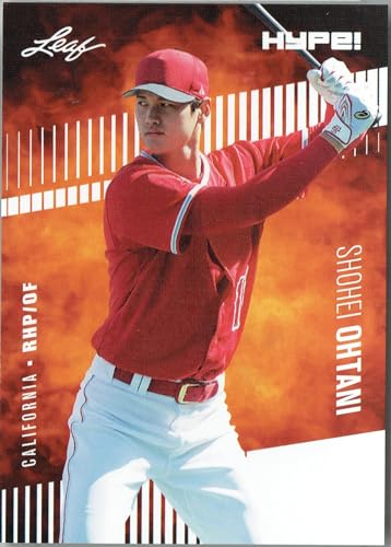 1) Mint Shohei Ohtani Angels Rookie Card 2018 Leaf HYPE Only 5000 Ever Made
