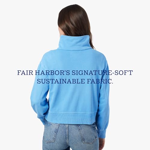 Fair Harbor The Saltaire Half-Zip –– Women's Contemporary Jacket –– Ultrasoft, Midweight, Relaxed Fit4