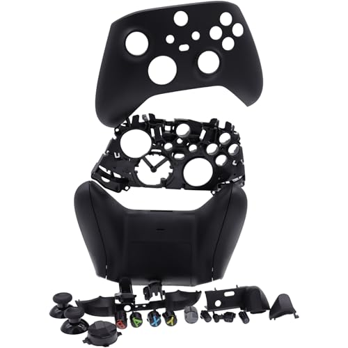 Image of Deal4GO FULL Housing Shell kit w /Trigger Buttons Thumbsticks Bumper D-pad replacement for Xbox Series X|S Controller - Black, M1140515