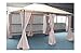Plicosa M279705 - Toldo Recambio para pergola Metal Crudo 2 95 x 3 95 x 2 55m