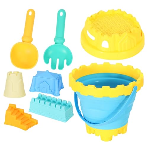 Jouets de sable incassables avec seau pliable pour éviter l'encombrement