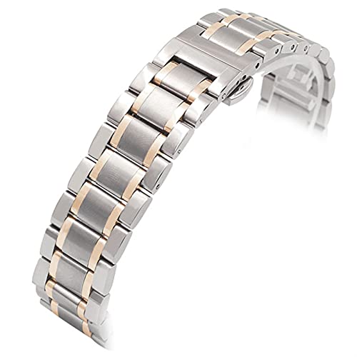 Bracelet de montre chic en métal or rose pour sublimer vos tenues de bureau