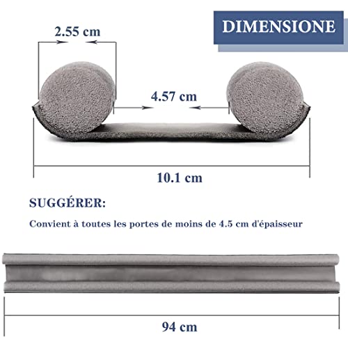 Tochtstopper, tochtstopper, 94 cm, tochtstopper, winddicht en deuropening, bruin - Image 4