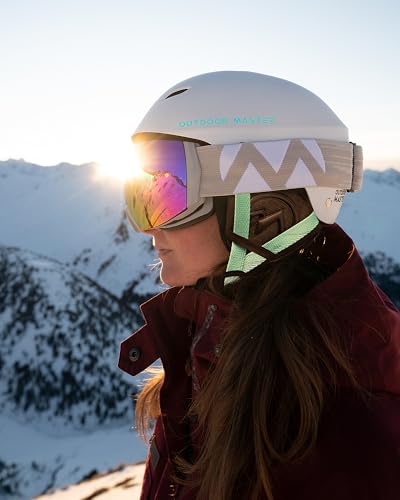 OutdoorMaster Kelvin Unisex Skihelm - Schneesporthelm für Skifahren/Snowboard mit...