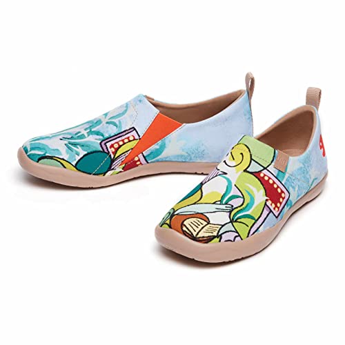 Image of UIN Women's Art Travel Shoes Slip On Casual Cozy Loafers Lightweight Comfort Fashion Sneaker Toledo Ⅰ