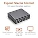 Amazon Basics HDMI Splitter 1 in 2 Out, 4K@30Hz for Dual Monitors, Mirror Only, Black