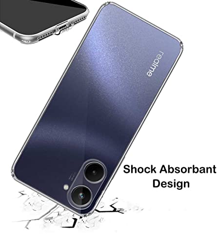 Image of Soft Silicone TPU Back Cover Compatible with Realme 10 4G