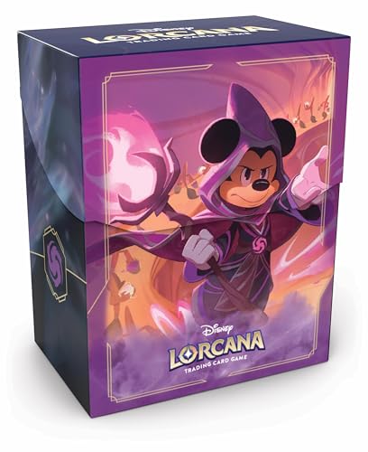 Ravensburger Disney Lorcana TCG Le Règne de Jafar Jeu de Cartes à Collectionner JCC Boîte de rangement de deck Mickey Mouse dès 8 ans