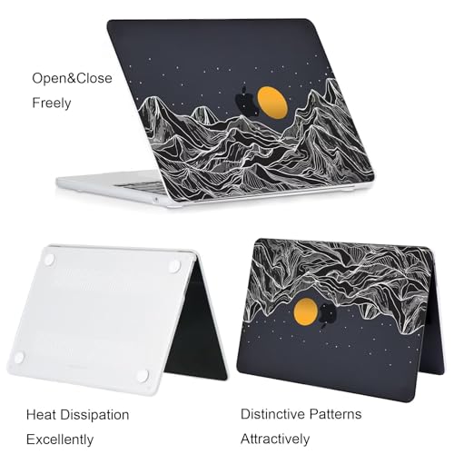 Funda MacBook Air 13 M3 negra ultra fina y resistente con protector teclado 4