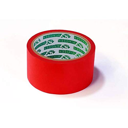 Lysee 3D Printer Parts & Accessories - Composite PET Red Heat Paper Tape 5cm Width High Temperature Resistance Stability for 3D Printer Glass Pane Fastness Easy Tear - (Color: 1 Piece)