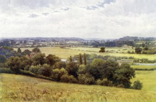 Affiche toile la vallée de Shiplake Alfred Quinton pour raviver un mur blanc triste