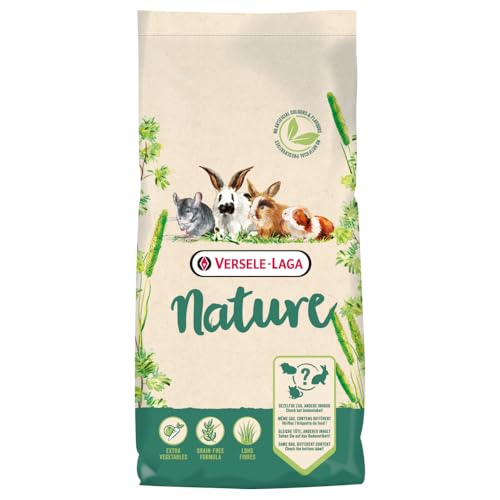 Versele-Laga Nature Chinchilla | 2,3 kg | Alleinfuttermittel für Chinchillas | Getreidefrei