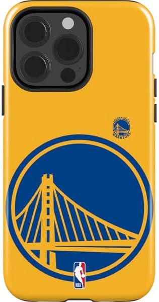 Skinit Impact Phone Case Compatible with iPhone 14 Pro - Officially Licensed NBA Golden State Warriors Black Animal Print Design