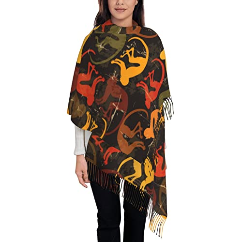 Color Monkey Women's Blanket Scarf Novelty Winter Warm Long Scarves Shawl Wrap Scarf3