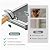 Large Dog Door for Exterior Doors, Aluminum Frame Doggy Door, Fully Magnetic Flaps Large Breed Dog Doors, Sliding Lock Panel, Rust Resistant and Energy Efficient, (Pet Up to100 Lb)