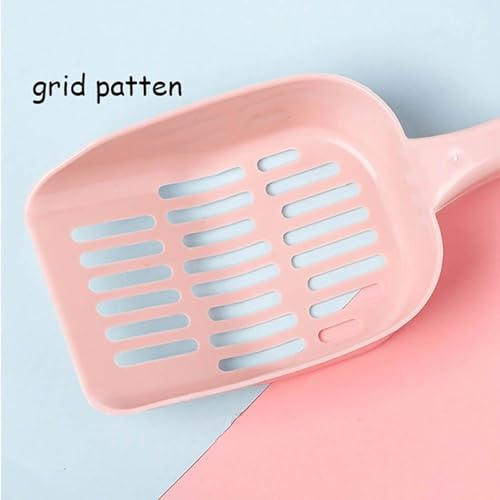 Image of VAYINATO 2 Pcs Cat Head Handle Model Cat Litter Scoop Shovel to Clean Cat Poop and Dog Feaces | Strong Plastic | Easy to Use and Wash | Random Colour by Petzlifeworld