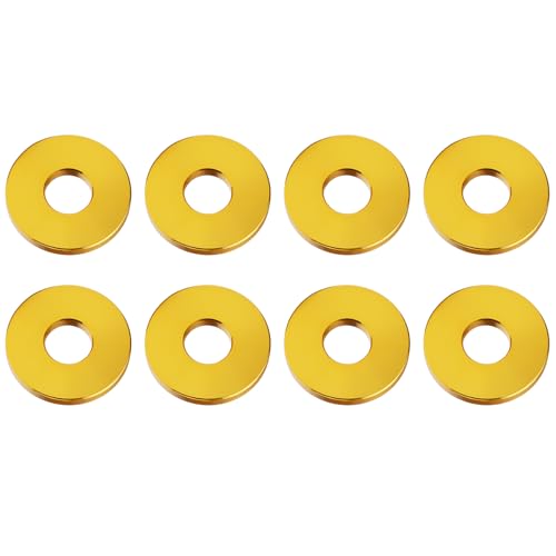 kekykm Golden Aluminum Alloy Crash Bar Decorative Spacer Ring compatible with Harley Davidson Touring Softail Engine Saddlebag Guard Cras Bar