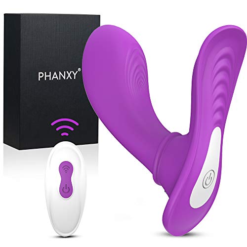 Wearable Clitoris G-spot Vibrator, Remote Control Butterfly Vibrator with 9 Vibration Speeds, Waterproof Vibrating G Spot Vagina Clit Stimulator, Rechargeable Adult Sex Toy for Women and Couples Fun