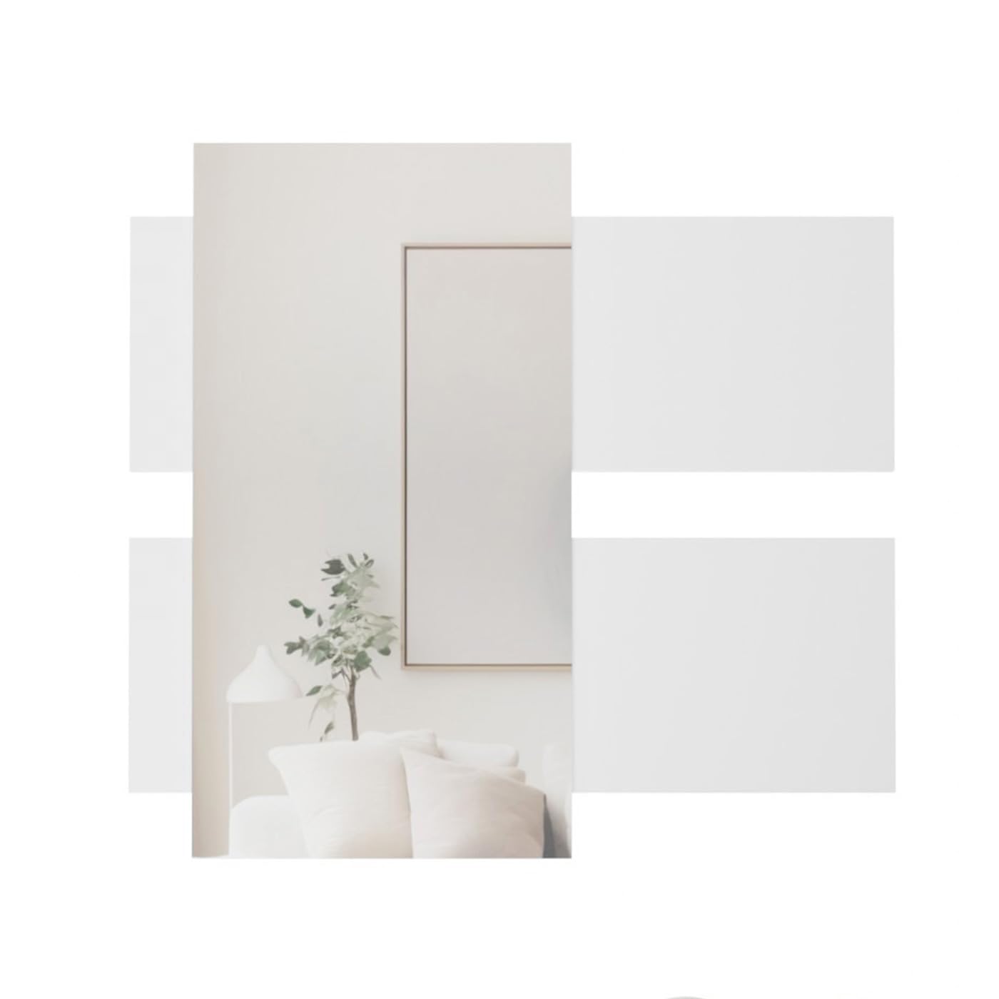amuéblate online - Recibidor con cajón y Espejo, Mueble de Entrada, Modelo Cool, Acabado en Blanco-Roble, Medidas: 75 cm (Ancho) x 116 cm (Alto) x 29 cm (Fondo)