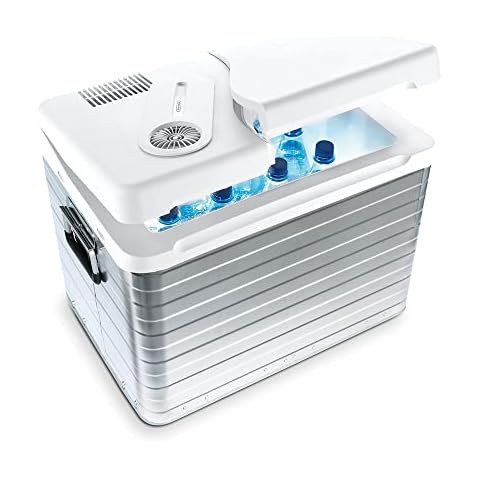 Mobicool MQ40A AC/DC - Tragbare elektrische Alu-Kühlbox, 39 Liter, 12 V und 230 V für Auto, Lkw, Boot, Reisemobil und Steckdose Cover