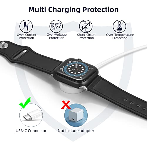 Vertebraid Usb C Watch Charger Cable Compatible With Apple Watch Series Se2/9/8/7/6/5/4/3/2/1/Se thumb #4