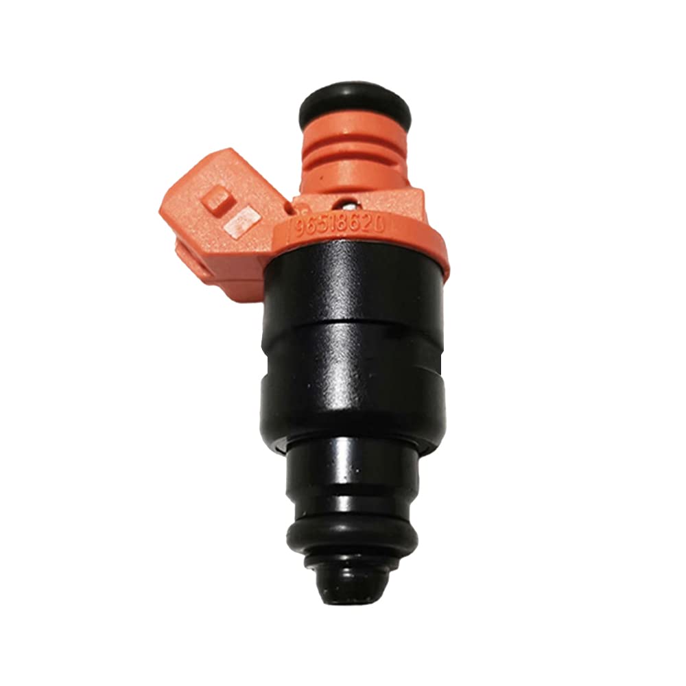 Riloer 3pcs Iniettori Carburante Motore Sostituire Accessori, Compatibile con C-HEVROLET M-ATIZ 2011-2015 P-ONTIAC M-ATIZ 2004-2010, 96620255 96518620 ADG02801, Nero + Arancione