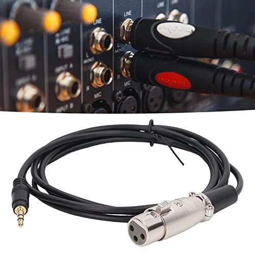 Cable adaptador XLR a 3.5mm de 1.5 metros miniatura 5