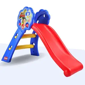 Chhota Bheem Slide for Kids - Free 5 (Five) Playing Balls Inside The Box Along with Chota Bheem Slide for Your Baby - Age 1-5 Years- Indoor/Outdoor Use - Easy to Assemble and Use