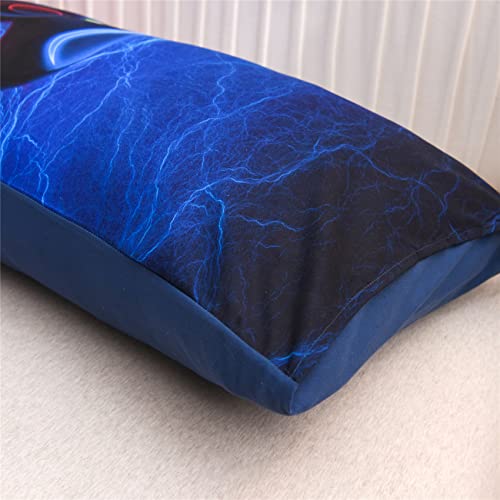 Meeting Story Game Gaming Body Pillow Cover Gamer Bedding Pillowcase With Envelope Closure For Boys Kids Adults (Red-Blue) #TOP6