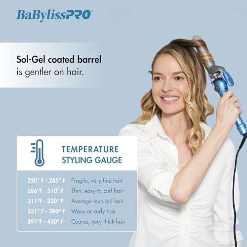 Professional Spring Curling Iron for All Hair Types