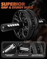Citufuol Upgraded Ab Roller Wheel, Abdominal Core Workout Equipment for Home Gym with Knee Pad, Full Body Strength Training Fitness Tool for Men and Women — image 2