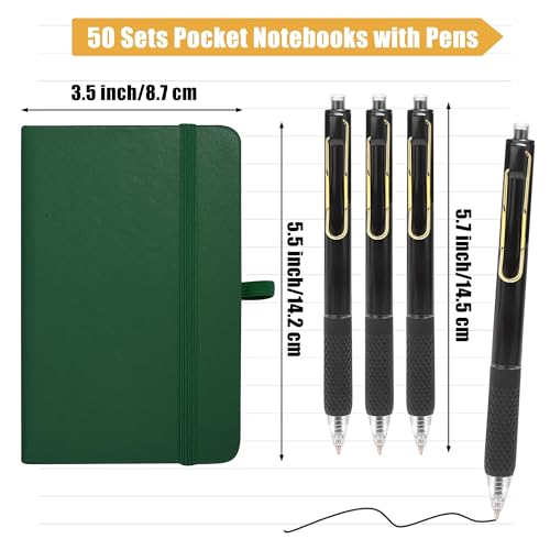 Carnet de poche en lot de 50 à offrir aux collaborateurs, mini bloc-notes d'accueil