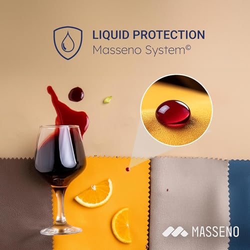 Masseno Ecksofa ASPRA mit Schlaffunktion U-Form, Sofa mit Bettkasten, Wohnzimmersofa, Couch, Soffa, Bettsofa, Couchgarnitur- Blau, POSO 05 – Bild 8