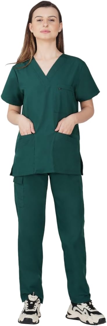 PRAGATI TRENDS Women Scrub Suit - Ideal for Doctors, Nurses, Dentists and Healthcare Professionals