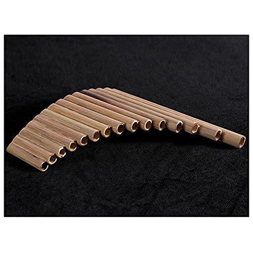 Bambus Panflte Anfnger Iplusmile 15 Loch Bambus Panflte  Traditionelles  Blasinstrument Fr Anfnger Mit Reinigungsstab & Tuch