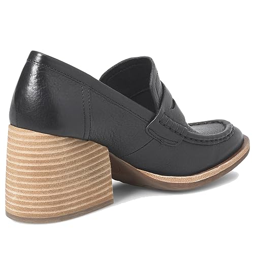 Image of MOOMMO Women Chunky Platform Loafers Pumps Round Closed Toe Slip On Penny Loafers Suede Block High Heels Oxford Shoes Formal Classic Thick Heel Dress Loafer Office Ladies Vintage Comfort 4-11 M US