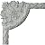 Ekena Millwork PML09X09DU-CASE-4 Panel Moulding Corner (4-Pack), 9 1/2"W x 9 1/2"H x 1"P, Factory Primed, 4 Piece