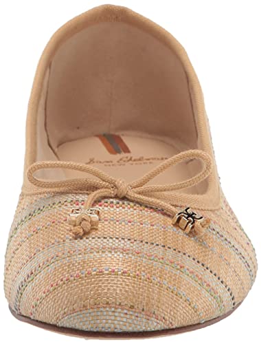 Sam Edelman Women's Felicia Luxe Ballet Flat, Natural Multi, 7 #TOP1