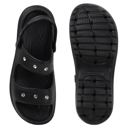 Image of Sukun DMD-KIA Women's Clogs /Sandals with Adjustable Back Strap Ultra Soft & Flexibility Anti Skid Comfortable Waterproof Daily Mules Clogs /Sandals for Women
