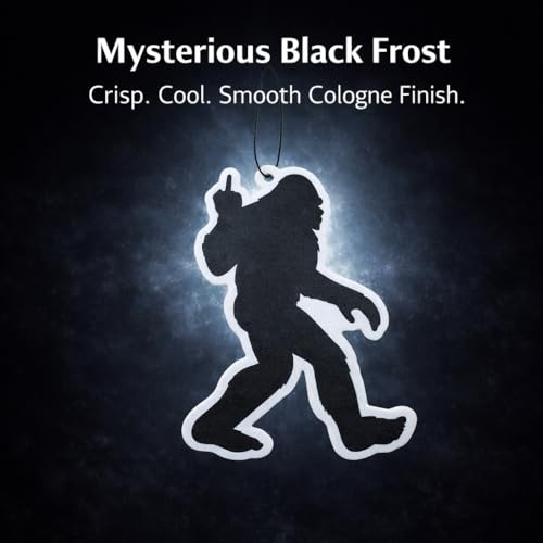 Image of Funny Car Air Freshener (3 Pack) - Bigfoot Sasquatch Air Freshener for Car, Novelty Gag Gift, Hanging Auto Air Freshener, Funny Car Accessories for Men Women