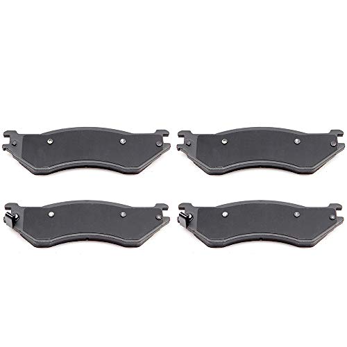 Image of cciyu D702 Rear Ceramic Brake Pads Kits 4pcs fit For Dodge B1500,For Durango,For Ram 1500 Van, For Ford Expedition, For F-150, For F-150 Heritage, For F-250, For F-250 HD 98-02 For Lincoln Navigator