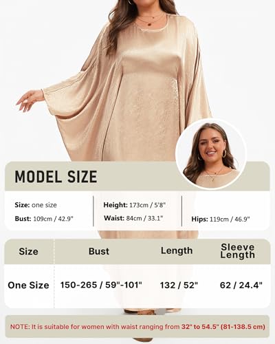 Moo Moos robe caftan ample avec manches chauve-souris légères - 6