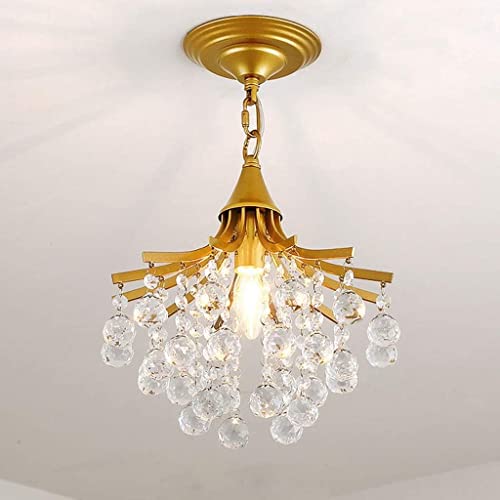 Lustres en cristal pour chambre à coucher et lampes plafond