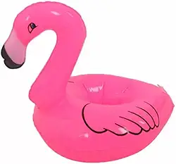 Porta Copo Flamingo Inflável