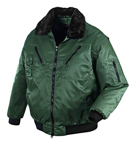 teXXor Piloten Oslo Arbeitsjacke mit abnehmbaren Ärmeln, XL, grün, 4179 teXXor Piloten Oslo Arbeitsjacke mit abnehmbaren Ärmeln, XL, grün, 4179