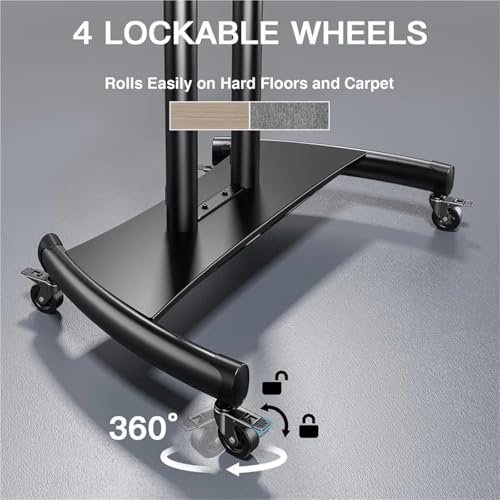 Soporte móvil motorizado para TV 55-90 pulgadas techo miniatura 6